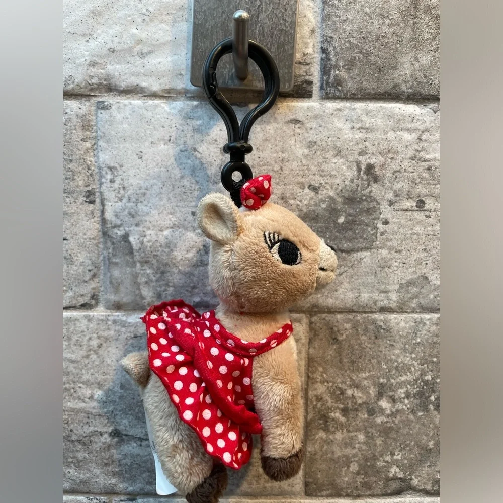 ❤️ BUILD A BEAR CLARICE MINI STUFFED ANIMAL  CHAIN HOLDER